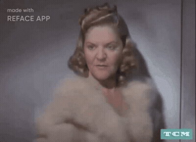 Woman In Fur Coat Reface GIF