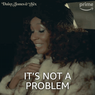 Woman In Fur Coat Saying It's Not A Problem GIF