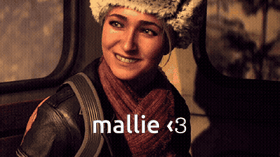 Woman In Fur Hat And Scarf Smiling With Mallie < 3 GIF