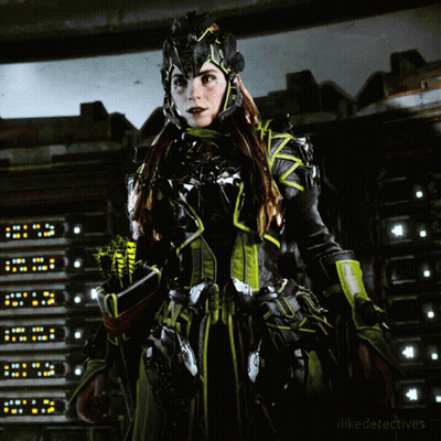 Woman In Futuristic Outfit Ilikedetectives GIF