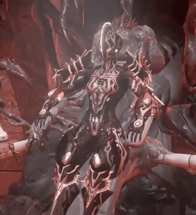 Woman In Futuristic Suit Surrounded By Monsters In Video Game GIF