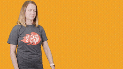 Woman In Giant T-Shirt Says This Meeting Could Have Been An Email GIF