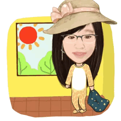 Woman In Giraffe Costume Sticker
