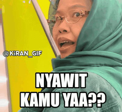 Woman In Glasses And Green Scarf Says Nyawit Kamu Yaa GIF