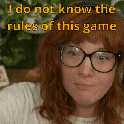 Woman In Glasses And Headband Saying I Do Not Know The Rules Of This Game GIF