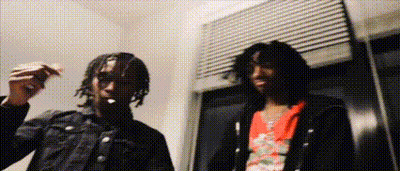 Woman In Glasses And Mask Looking In Mirror GIF
