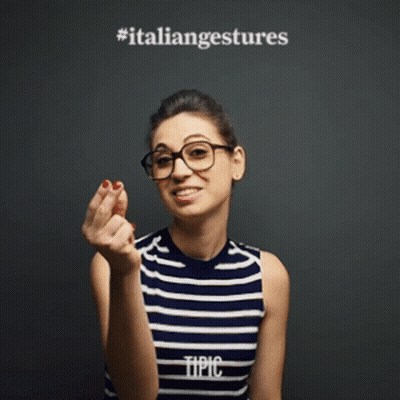 Woman In Glasses And Striped Shirt Tipic GIF