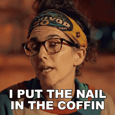Woman In Glasses And Survivor Headband GIF