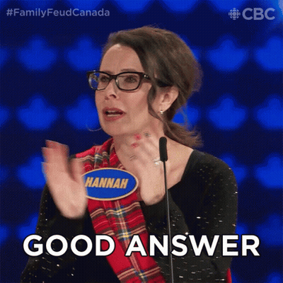 Woman In Glasses Applauding Good Answer GIF