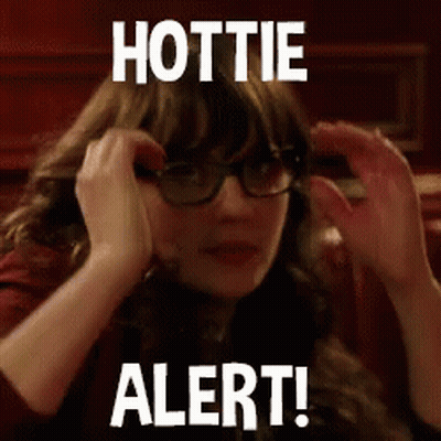 Woman In Glasses Making Funny Face Hottie Alert GIF