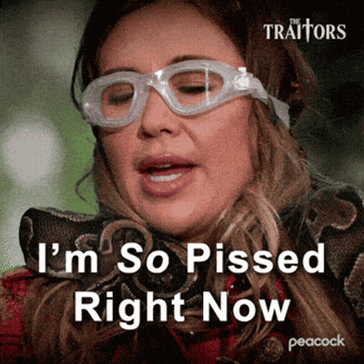 Woman In Glasses With Snake Says I'm So Pissed GIF