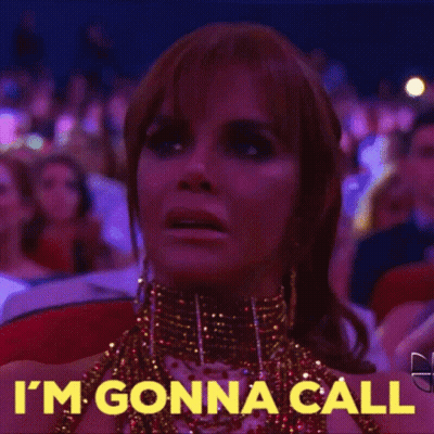 Woman In Gold Dress Says My Lawyer GIF