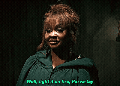 Woman In Green Jacket Saying Well Light It On Fire Parva-Tay GIF