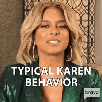 Woman in Green Jacket Typical Karen Behavior
