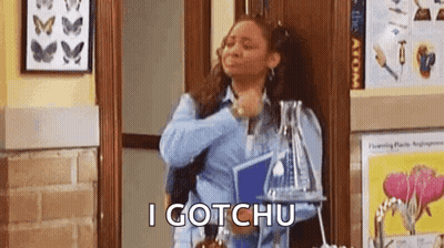 Woman In Hallway With Beaker And Book GIF