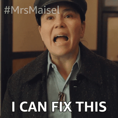 Woman In Hat And Jacket Says I Can Fix This GIF