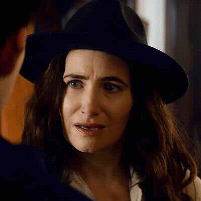 Woman In Hat Interesting GIF