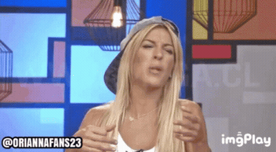 Woman In Hat Making Funny Face #Imgplay GIF