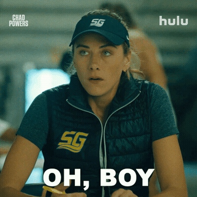 Woman In Hat Saying SG Says Oh Boy GIF
