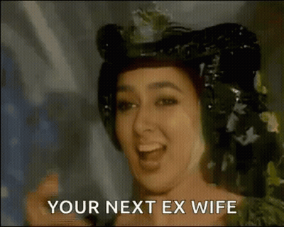 Woman In Hat Saying Your Next Ex Wife GIF
