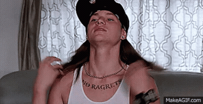 Woman In Hat Scratching Neck GIF