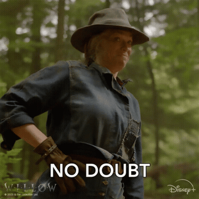 Woman In Hat Standing In Woods No Doubt GIF