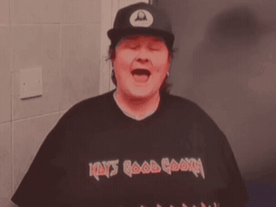 Woman In Hat With Keys Good Cooks Shirt GIF