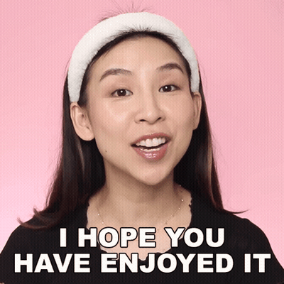 Woman In Headband Says I Hope You Enjoyed It GIF