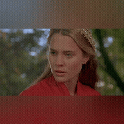 Woman In Headband With Pearls GIF