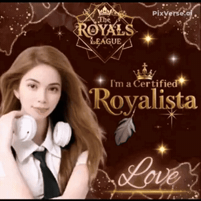 Woman In Headphones And Tie Certified Royalista GIF