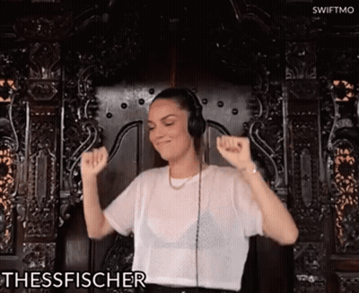 Woman In Headphones Dancing Thessfischer GIF