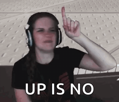 Woman In Headphones Making Funny Face And Middle Finger GIF