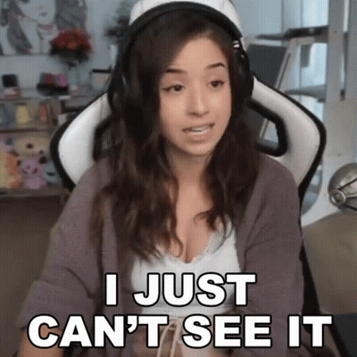 Woman In Headphones Says I Just Cant See It GIF