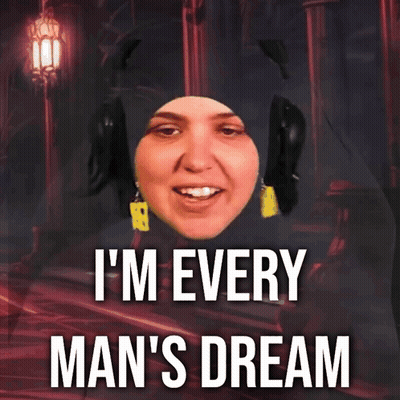 Woman In Headphones Says I'm Every Man's Dream GIF