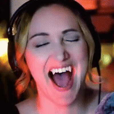 Woman In Headphones Smiling Eyes Closed GIF