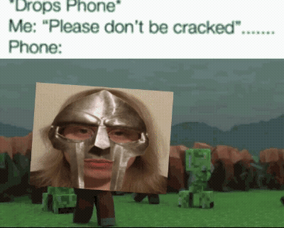 Woman In Helmet Please Don't Be Cracked GIF