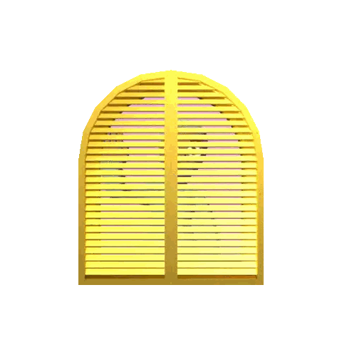 Woman In Hijab Looking Out Window Sticker