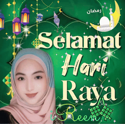 Woman In Hijab Selamat Hari Raya Reen GIF
