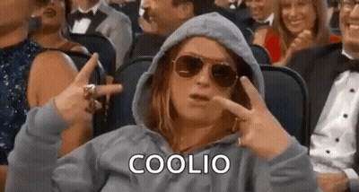 Woman In Hoodie And Sunglasses Making Peace Sign GIF
