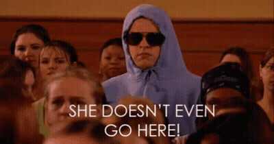Woman in Hoodie and Sunglasses Says She Doesn't Even Go Here