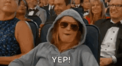 Woman In Hoodie And Sunglasses Says Yep GIF