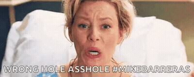 Woman In Hospital Bed Making Funny Face Says Wrong Hole Asshole GIF