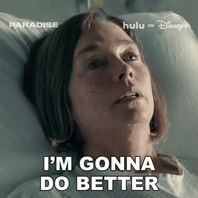 Woman In Hospital Bed Saying I'm Gonna Do Better GIF
