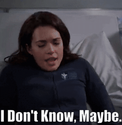 Woman In Hospital Bed Says I Don't Know GIF