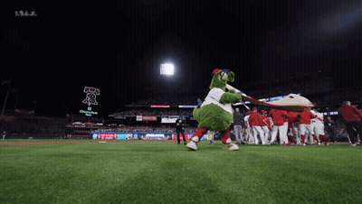 Woman In Inflatable Cow Costume Needs More Cowbell GIF