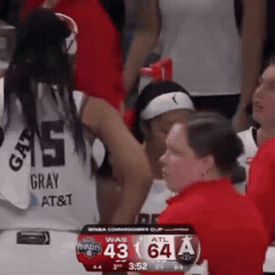 Woman In Jersey Number 15 GIF