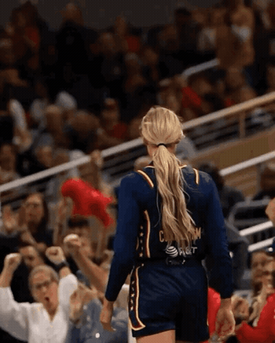Woman In Jersey Saying AT&T GIF