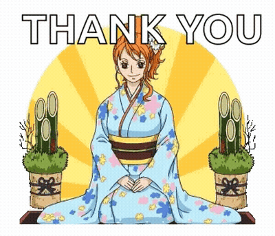 Woman In Kimono Saying Thank You GIF