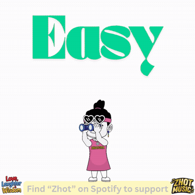 Woman In Kitchen Saying Easy GIF