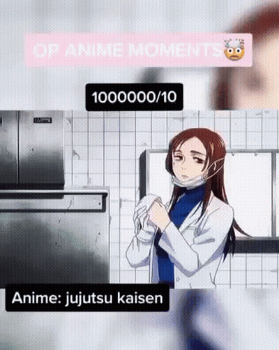 Woman In Lab Coat Mask Talking Anime Moments GIF